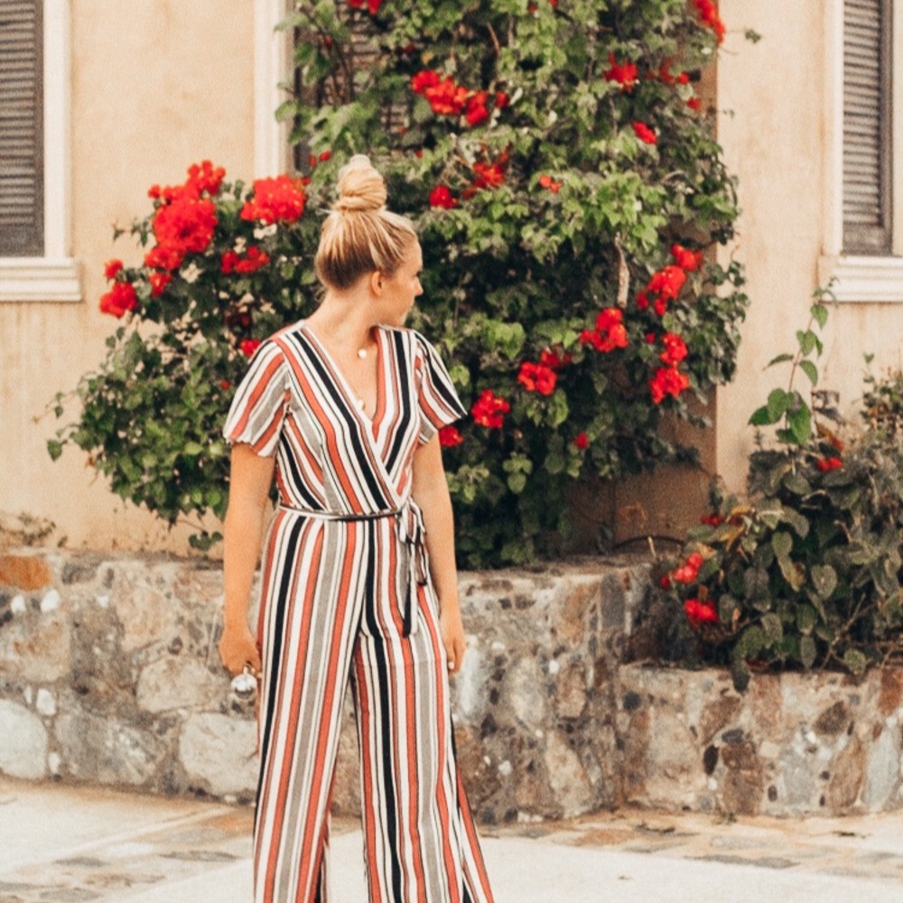 Striped Jumpsuit